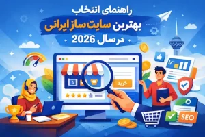 راهنمای انتخاب بهترین سایت‌ساز ایرانی در سال ۲۰۲۶